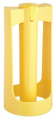 KitchenCraft KCPAPPLE Pineapple Corer and Slicer, Plastic, Yellow, 9 x 20 cm
