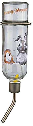 Trixie 60447 Honey & Hopper Kleintiertränke, Glas, 500 ml
