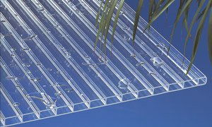 Acryl Stegplatten Hohlkammerplatten klar 6000 x 1200 x 16 mm