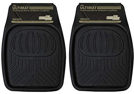 JVL Pair of lipped Ultimat heavy duty car mats mud snow boot liner water tray