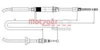 Seilzug Feststellbremse hinten METZGER passend für VW PASSAT B5