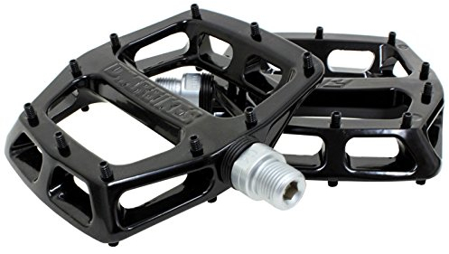 DMR V12 Alloy Flat Platform Bike Pedals 9/16 Alloy Axle - Black