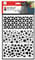 Marabu 0285000000009 - Art Stencil, Motivschablone für effektvolles Schablonieren auf Papier, Keilrahmen, Holz und Textilien, PVC - frei, lasergeschnitten, wiederverwendbar, DIN A4, Modern Combination