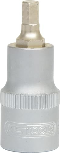 KS Tools 1/2' Bit-Stecknuss Innensechskant, kurz, 22mm, auf Hänger