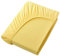 NatureMark Jersey Spannbettlaken, Spannbetttuch 100% Baumwolle in vielen Größen und Farben MARKENQUALITÄT ÖKOTEX Standard 100 | 180 x 200 cm - 200 x 200 cm - gelb