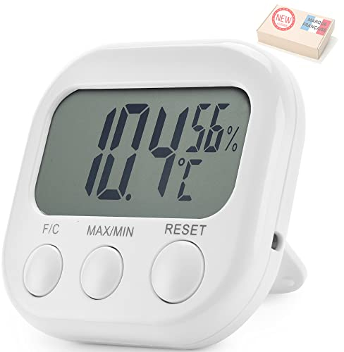 Thermometer, Hygrometer, 5 Jahre Garantie, hohe Präzision, digitale Temperatur- und Feuchtigkeitsanzeige