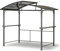 LECO Profi-Grillpavillon XXL – vielseitiger sehr stabiler Gartenpavillon mit Rauchabzug 2,75 x 1,65 m – wasserdicht und wetterfest