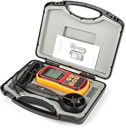 Anemometer, GM8901 Luftgeschwindigkeitsmesser Windgeschwindigkeitsmesser Handheld Windgeschwindigkeitsmesser LCD Digitaler Windgeschwindigkeitsmesser für Haus, Büro, Auto, Klimaanlage