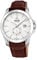 JAGUAR J878/1 Serie Acamar, Gehäuse 44 mm, Silber mit braunem Lederarmband