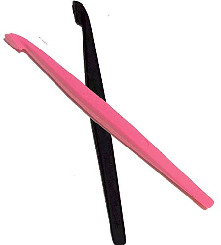 Tupperware Citrus Peelers Set of 2 in Black and Punch Pink