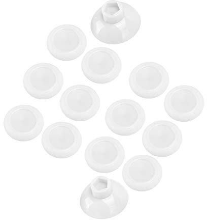 Universal-Controller Kipphebelkappe PC + TPU-Joystick-Gehäuse Austauschbare Joystick-Abdeckung Kipphebelkappe für -Joystick(White)