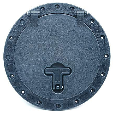 Namvo Marine Hatch Cover, 8 Inch Kayak Pull Out Deck Plate with Red Bag Kayak Canoe Accessories