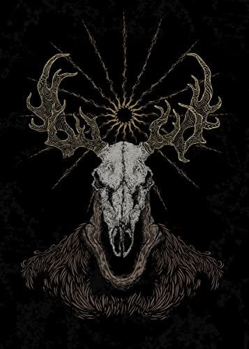 Displate Offiziell Witcher MetallPoster Magnetische Befestigung Inklusive Lizenziert Bilder Hochwertiges Poster Summer Collection - Leshen - King Of The Forest Poster 45 cm x 32 cm