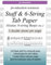 Staff & 6-String Tab Paper: (Guitar, 6-String Banjo etc.)