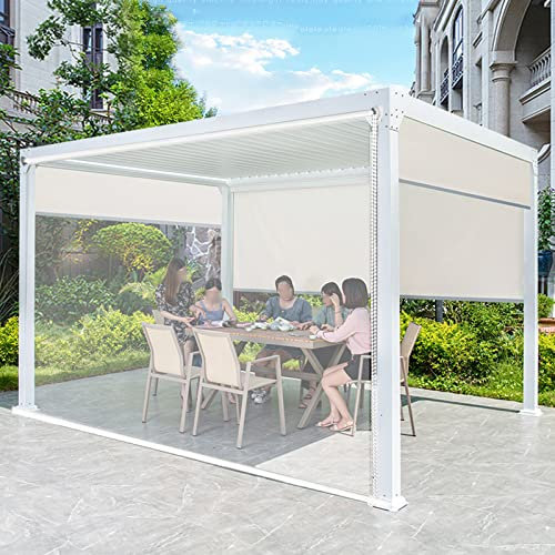 Zlovne Tapparella Avvolgibile PVC Tende a Rullo a Trazione Laterale per Porte e Finestre,Tende Avvolgibili con Isolamento Termico Risparmio Energetico,Tenda Termica con Raccordi (W60xH80cm/W24 xH32)