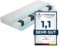 BMM Matratze 100x190 cm Ortho Medic Taschenfederkernmatratze Härtegrad H2/Öko-Tex Zertifiziert/ergonomische 7 Zonen Matratze Höhe 21 cm/Matratzen produziert in Deutschland