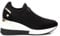 XTI - Zapatilla Mujer Negro - Calzado Cómodo y Versátil - Moda Casual - Modelo 14241802 (Talla 37)