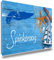 TRIOSK Kühlschrankmagnete Nordsee Magnet Insel Spiekeroog Spruch Souvenir Geschenk Maritim für Reiselustige Frauen Männer Nordseeliebhaber Kühlschrank stark eckig groß 85x55 mm