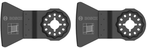 Bosch Schaber starr (für Mörtel und Fliesenkleber, Zubehör für Multifunktionswerkzeuge Starlock) (Packung mit 2)