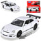 Welly Porsche 911 997 GT3 RS Weiss mit Schwarz 2004-2011 mit Rückzugsmotor ca 1/43 1/36-1/46 Modell Auto mit individiuellem Wunschkennzeichen