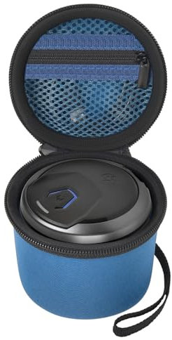 Againmore Hard Case Compatible with Microtouch Titanium Head Shavers for Bald Men, Travel Electric Razor Storage Box with Mesh Pocket, Portable Rotary Beard Trimmer Holder for Grooming Kit (Bag Only),