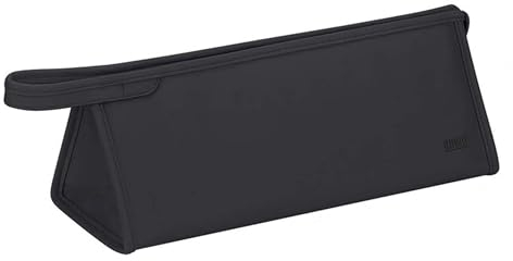 BAQRAXIA Reisetasche für Dyson Airwrap Glätteisen, Travel Bag for Dyson Supersonic Hair Dryer, Tasche für Shark FlexStyle Föhn Haartrockner, Hellgrau (Schwarz-Dreieck)