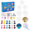 DSYZWEE Muscheln Bemalen Kinder Set, 12 Stück Muschel zum Basteln Meer Thema Malset für Kinder, Kreativ Muscheln Malerei Bastelset ab 5 6 7 8 9 10 Jahre, Weihnachtsgeschenke