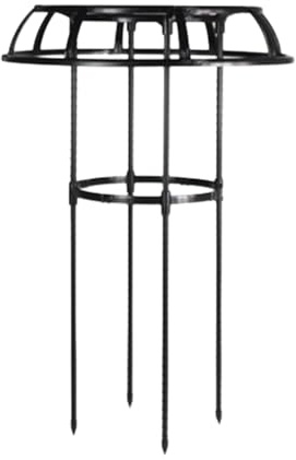 Rosen-Spalier für den Außenbereich, Himbeer-Spalier, Blumen-Spalier für Weinpflanzen, Rosenstrauch-Rankgitter in Regenschirm-Form für den Außenbereich, freistehend, Ständer