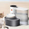 Dispensador automático de agua para mascotas, dispensador de agua de riego inteligente de 3 l, sin filtro, equipado con inclinación de llenado automática, separar las aguas residuales limpias en