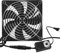 Ventilador de 120 mm, ventilador de PC de 220 V con control de velocidad, ventilador de doble bola, ventilador axial, ventilador silencioso para PC, portátil, TV, radio, router, chasis