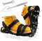 Seruno X Zapatos Aerador de Cesped Sin Instalación – Escarificador Cesped Manual con Picos de Acero Inoxidable, Zapatos Jardín Aireadores Ajustables, Suela Escarificadora Universal sin Instalación
