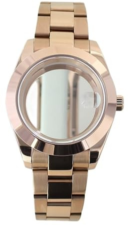 Gladiaond 1pc Uhr Fall Kleine 39mm Armband Saphir Teile for Nh35 Nh36 Nh34 Nh70 Bewegung Explorer
