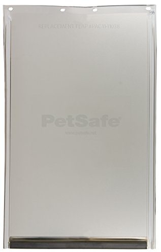 PetSafe Medium-Ersatztür, braun, ungiftig, wetterbeständig, Magnetverschluss, Größe M, Kundendienst in den USA, Haustiertür