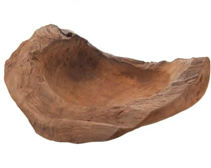 XL Dekoschale TEAK - Teakholzschale - 60 cm - Holzschale
