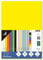kangaro - Tonpapier Gelb DIN A4-120g/m² FSC mix 100 pack - Briefpapier Bastelpapier DIY K-0043F025 29.7x21x1.5