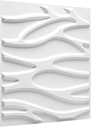 Panneau mural 3D Julotte l - 12 panneaux décoratifs - 3 m² - Décoration murale - Salon - Chambre à coucher - Papier peint 3D