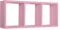 MODULARREDO | TRISTANO Mensola da Muro, Libreria Sospesa, Libreria da Parete, Scaffale da Parete, Rosa Blush, 70x30 p15.5 cm, Kit Tasselli Inclusi - Made in Italy