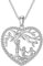 Damen Baum des Lebens Halskette 925 Sterling Silber Mutter und 2 Kinder Kette Lebensbaum Herz Anhänger Mama Tochter Schmuck Geschenke für Mädchen