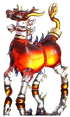 Whiskey Decanter Wine Decanter Whiskey Decanter - Animal Wine Bottle Aerator, With Crafted Glass Brandy Tequila Bourbon Rum Container Alcohol Decanter, Best Gifts For Father & Husband Decanter