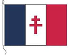 Stormflag Drapeau Lorraine Cross France Libre 1940-1944 50x75cm Drapeau France Libre 1940-1944 50x75cm Polyester 110g/m2