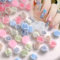 3D Flower Nail Charms, 200 Pcs Colorful Acrylic Camellia Rose Flower Nail Art Charms Nail Rhinestones Gems Nail Accessories for DIY Nail Art Designs Jewelry Making (Multi-Colored A)