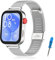 RenSheng Correa Metal Compatible con Huawei Watch Fit 3,Pulsera Acero Inoxidable Replacement Band para Huawei Watch Fit 3 Correa