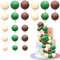Ephlyn 30Pcs Ball Cake Topper Ball Cake Picks Colorful Pearl Ball Shaped Cupcake Insert Cake Topper for Bear Theme Birthday Party Favors Wedding Decoration Brown Khaki Green
