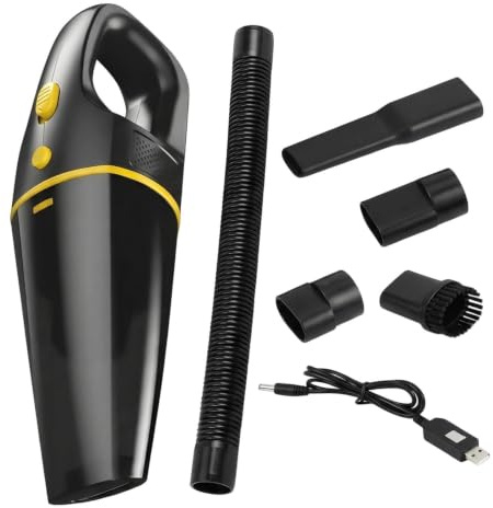 Aspirateur À Main Sans Fil Portable Rechargeable Puissant 10000 PA | 120 Watts Petit Aspirateur De Bureau pour la maison les véhicules canapé animaux tapis bureau clavier grilles d'aération