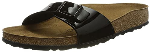 Birkenstock Unisex Madrid BS Birko-Flor Black Sandals 7 UK