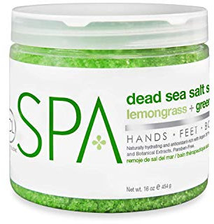 BCL Spa Lemongrass and Green Tea Dead Sea Soak, 16 Ounce by Bio Creative Lab