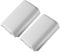 2 x Assecure replacement white battery cover holders for microsoft xbox 360 controller
