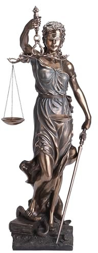 Veronese Design 29 Inch Tall Themis Greek Goddess of Justice Statue Cold Cast Resin Bronze Finish