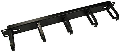 kenable Ringed Cable Management Bar 1U With 5 Rings Data Cabinet 19 Inch Rack [with 5 Rings]