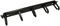 kenable Ringed Cable Management Bar 1U With 5 Rings Data Cabinet 19 Inch Rack [with 5 Rings]